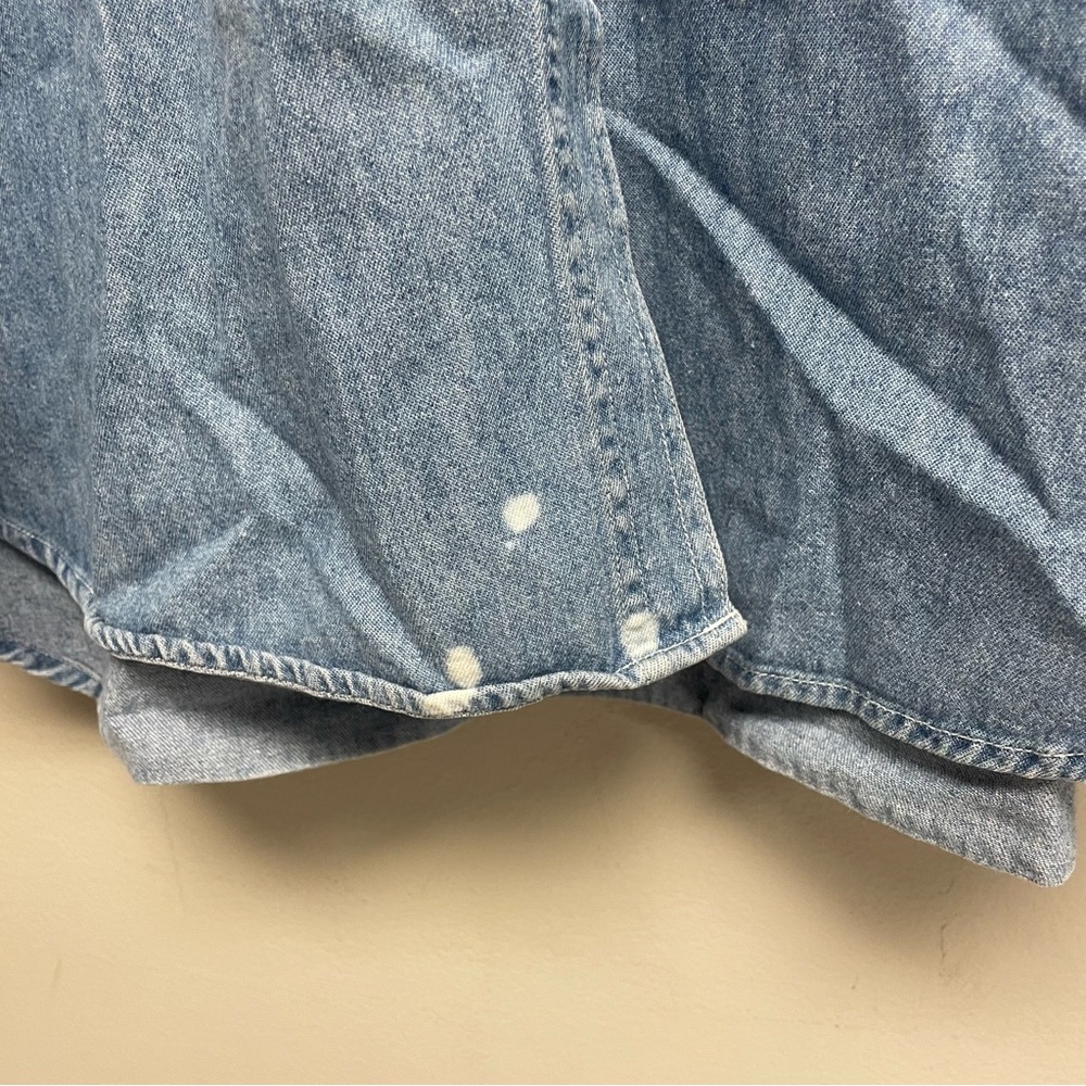 Vintage 90’s Quizz Women Noah’s Arc Embroidered Denim Shirt - Picture 4 of 8